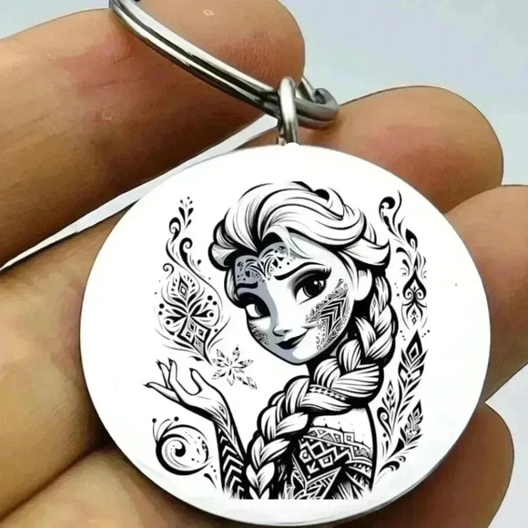 Frozen Hot princess art keychain - Picture 1 of 1